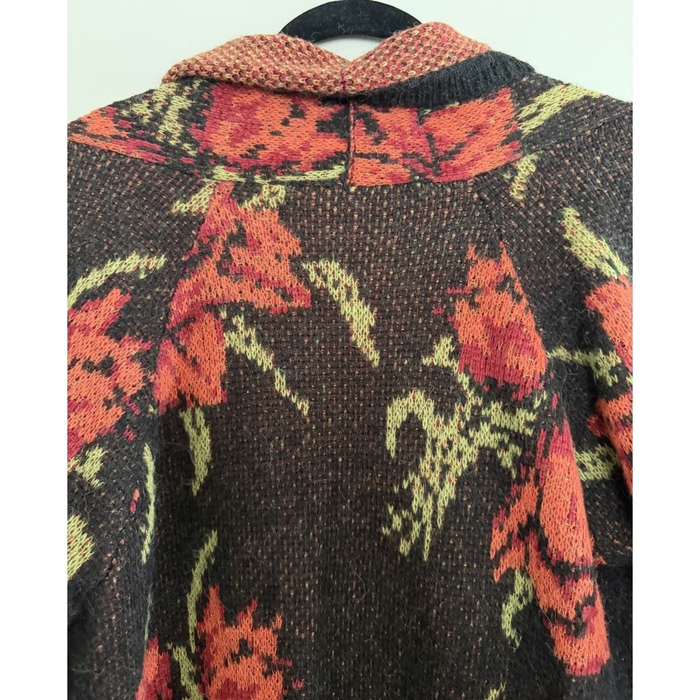 Free People Flower Power Boho Cardigan Sweater Women's Size Medium - Picture 4 of 13